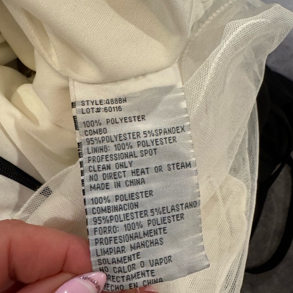 Blondie Nights by Stacy Sklar Spaghetti Strap Short Formal Dress. Juniors Sz 7 - Picture 5 of 6